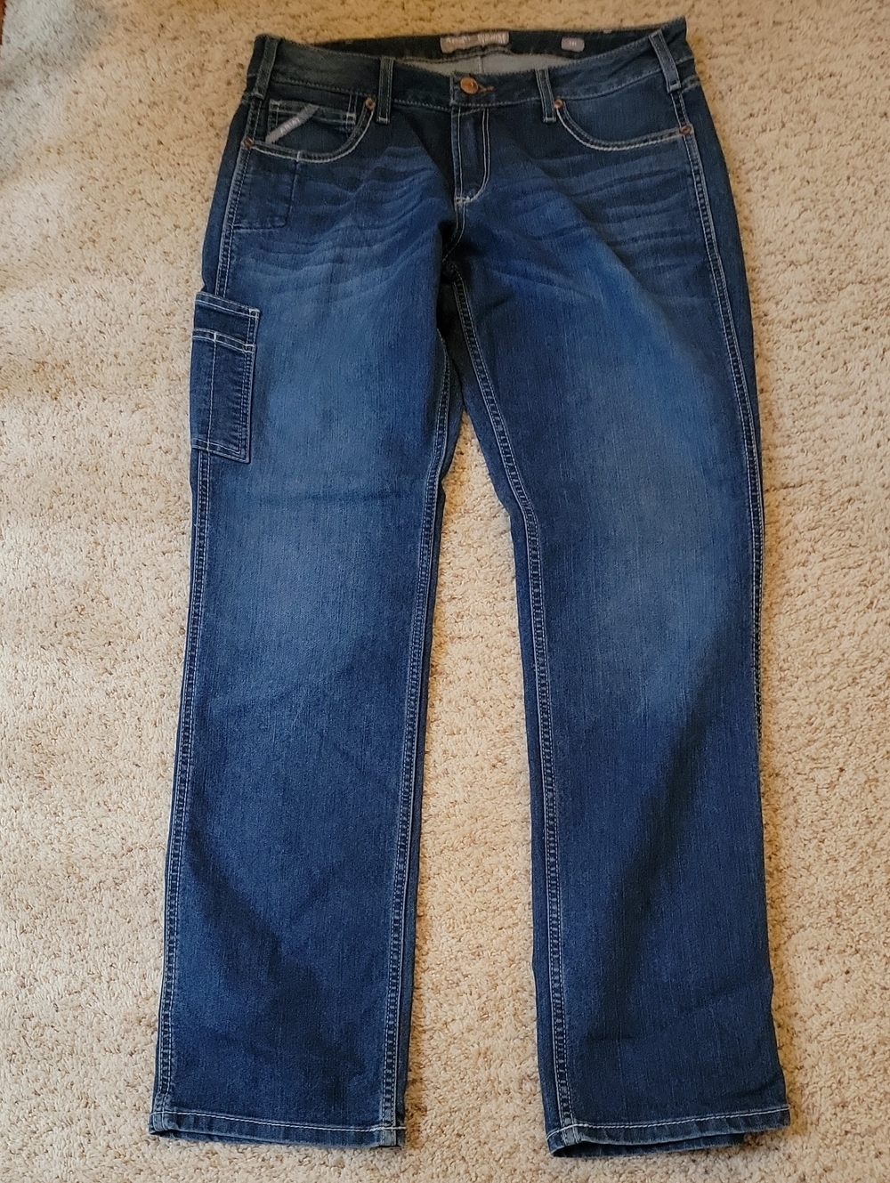 Ariat Womens Dark Blue Straight Jeans